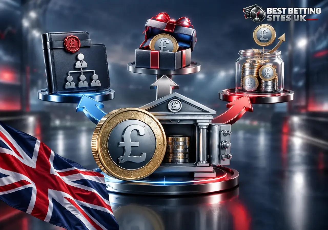 Money after betting payout with inheritance planning, gifting options and saved funds generating interest returns